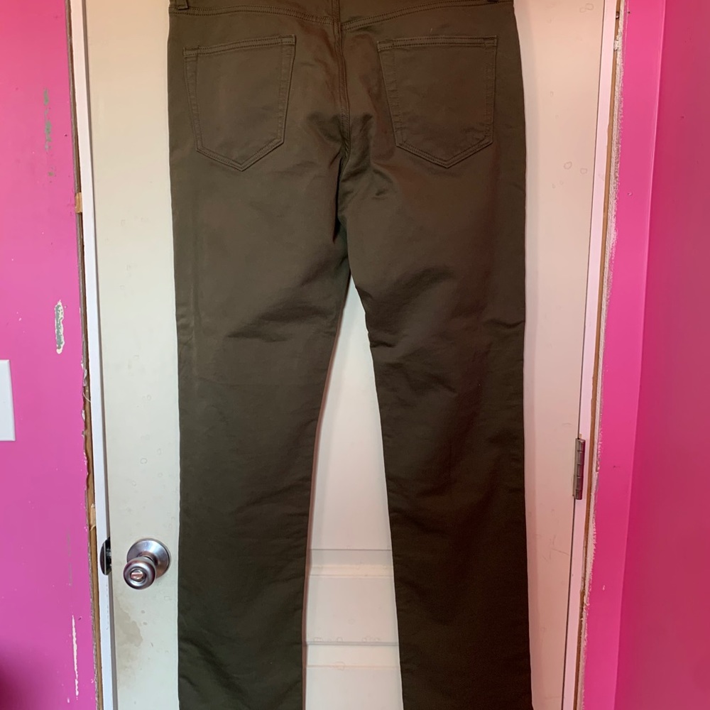 Banana Republic Traveler Pants Olive Green